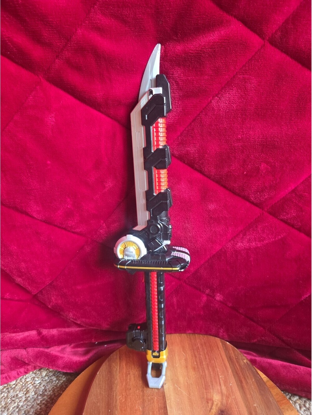 Power Rangers Samurai Deluxe Mega Blade Folding Sword Red Black Sound Works